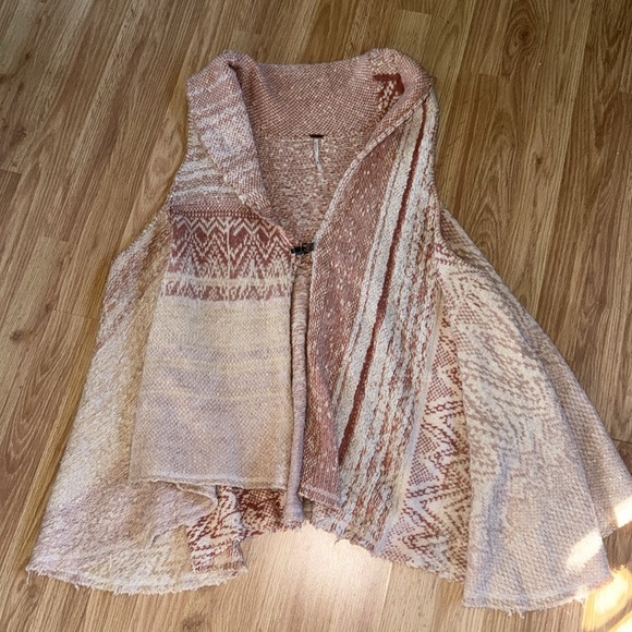 Free People In Your Arms Cardigan Sweater Vest Size Medium - Picture 4 of 8